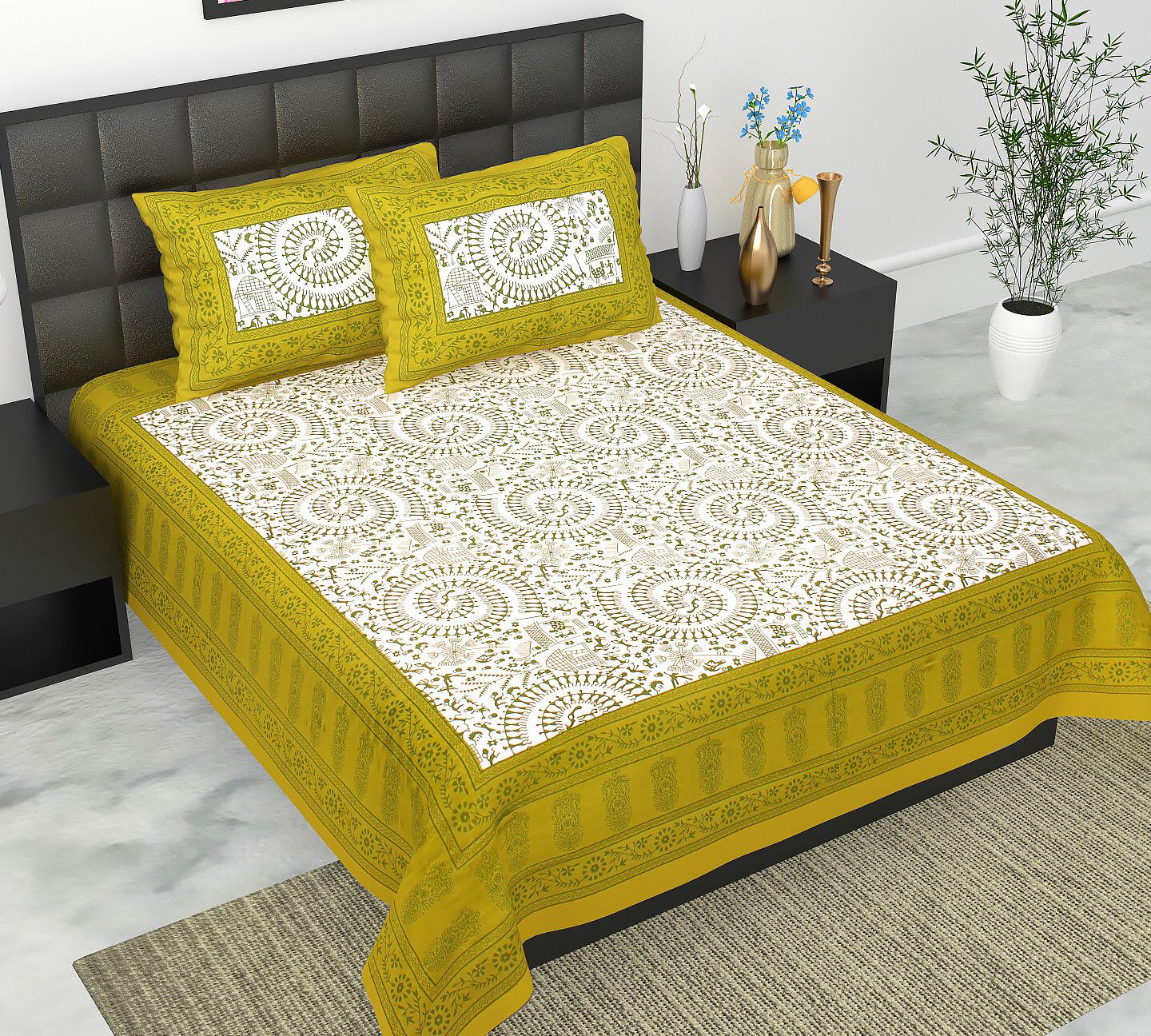 PureLuxe Double Bed Sheet