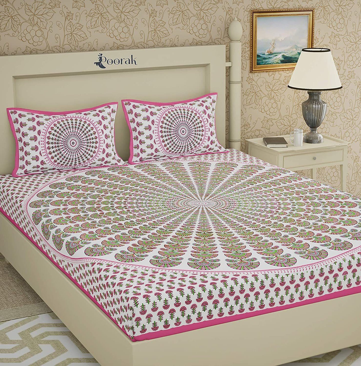 Digital Print Double Bed Sheet