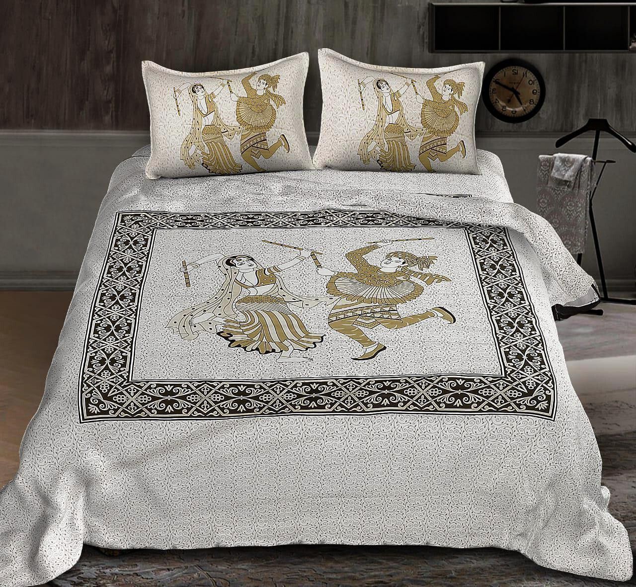 Rajasthani Print Double Bed Sheet