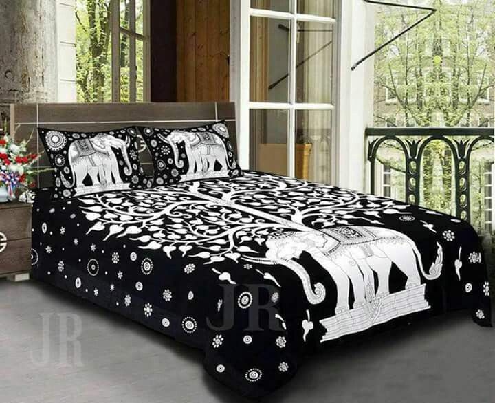 Heritage Handblock Double Bed Sheet