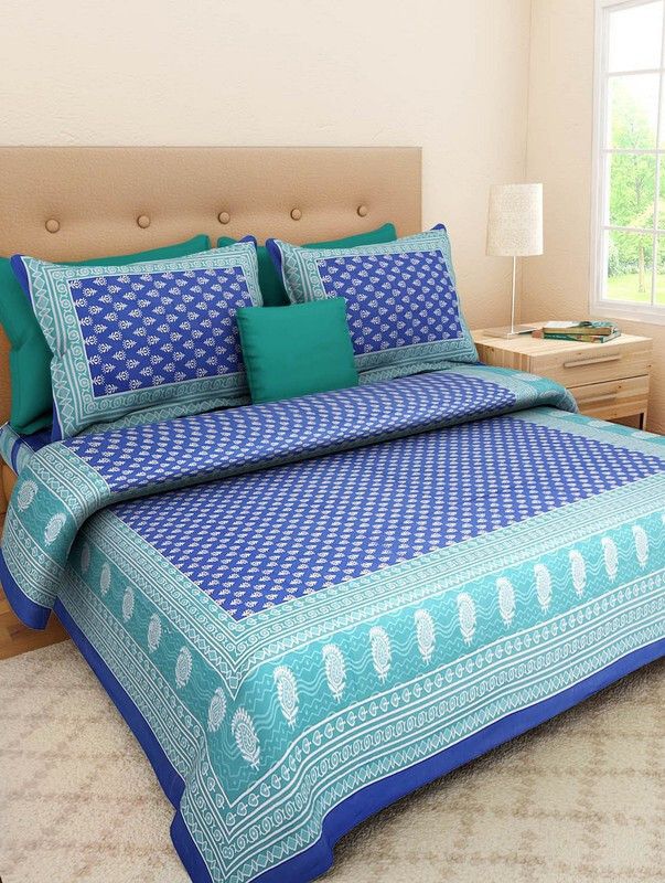 Indian Motif Double Bed Sheet