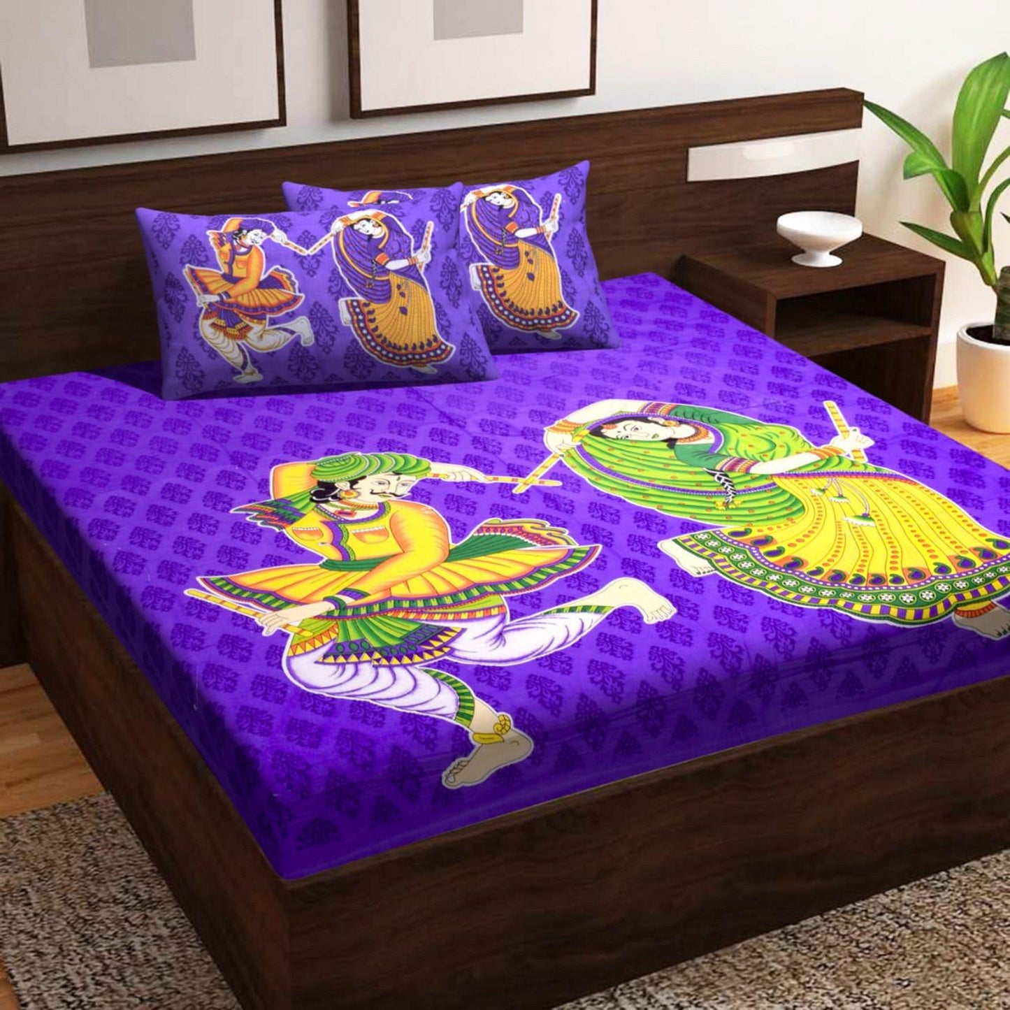 Pure Sleep Double Bed Sheet