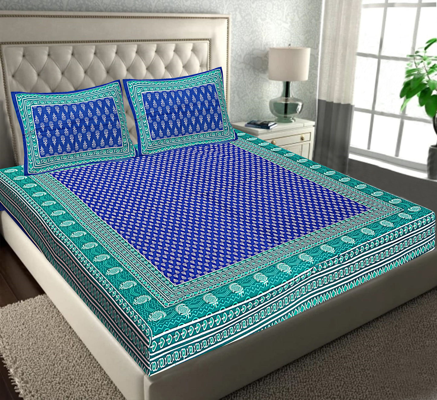 Modern Art Double Bed Sheet