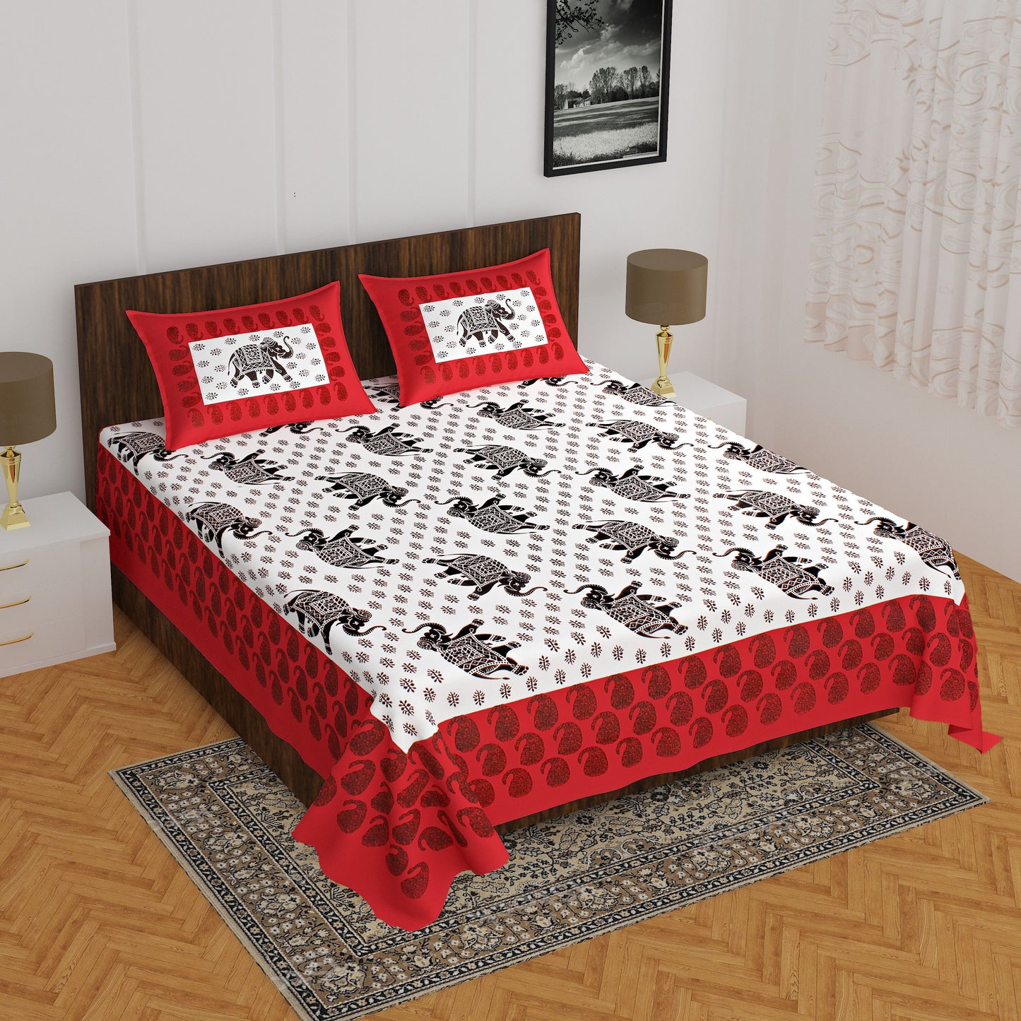 Heritage Luxe Double Bed Sheet