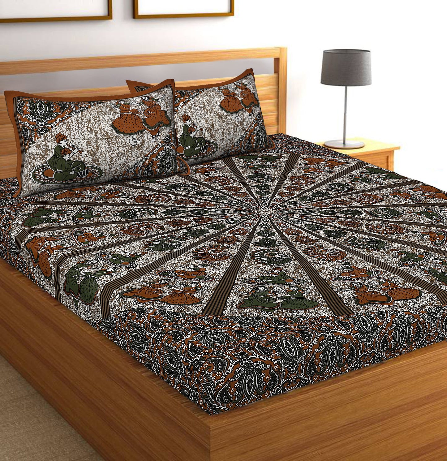 Boho Style Double Bed Sheet