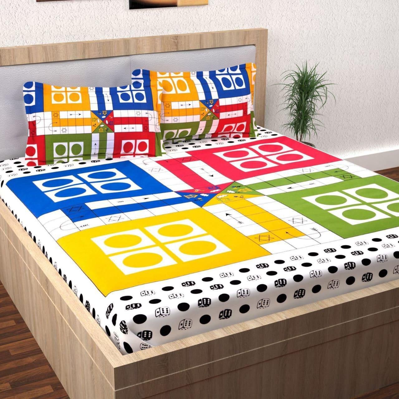 Urban Pattern Double Bed Sheet