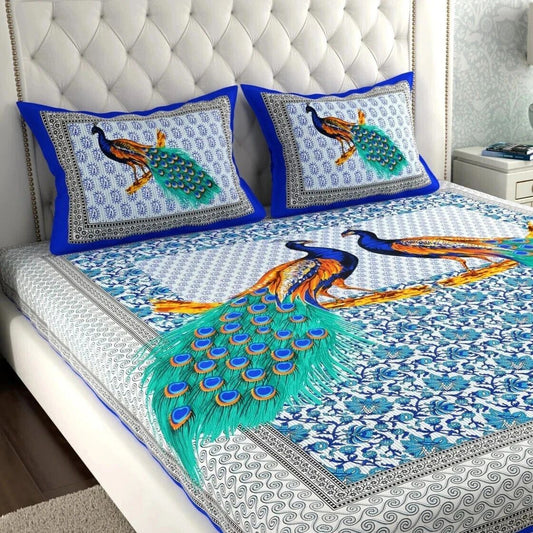 Elegant Cotton Double Bed Sheet
