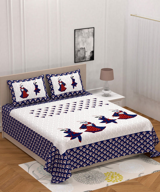Paisley Pattern Double Bed Sheet