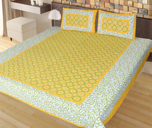 Signature Print Double Bed Sheet