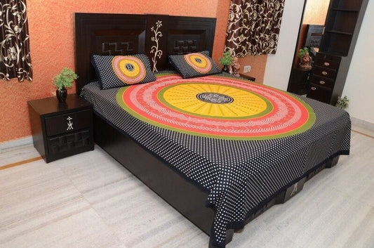 Artistic Lines Double Bed Sheet