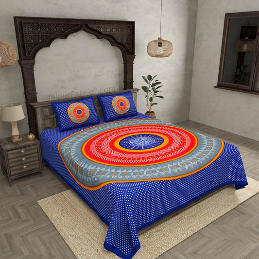 Ornamental Design Double Bed Sheet