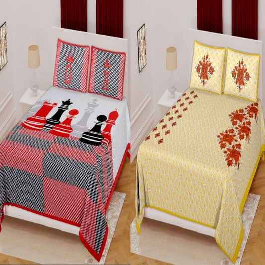 Indian Heritage Double Bed Sheet