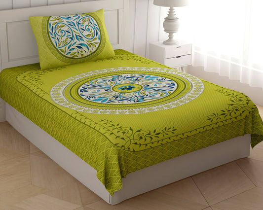 Ethnic Paisley Double Bed Sheet