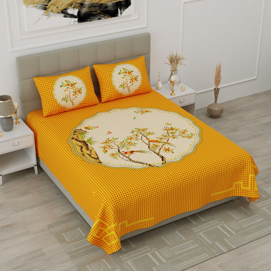 Bohemian Mandala Double Bed Sheet