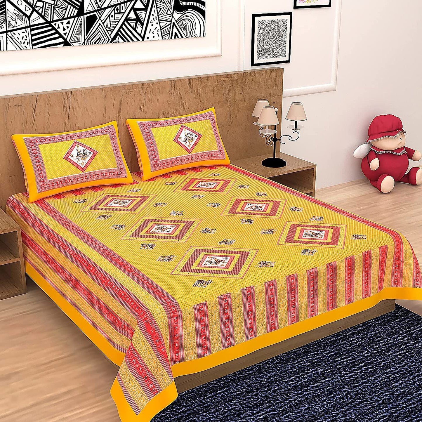 Hotel Style Double Bed Sheet