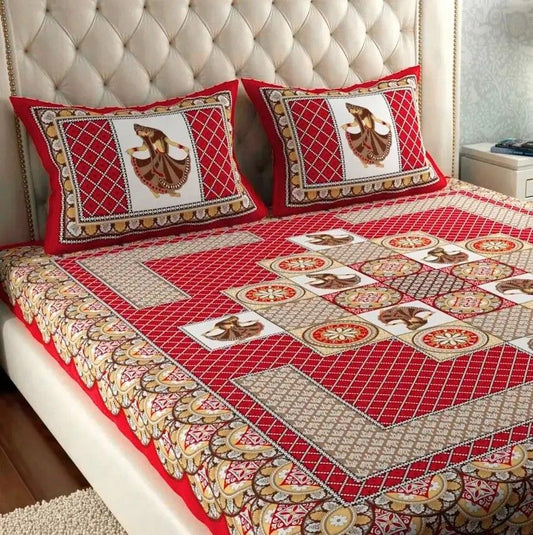 Luxe Weave Double Bed Sheet