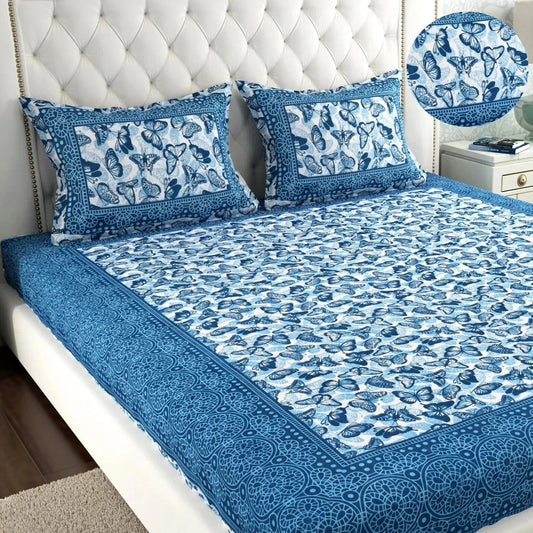 Starry Nights Double Bed Sheet